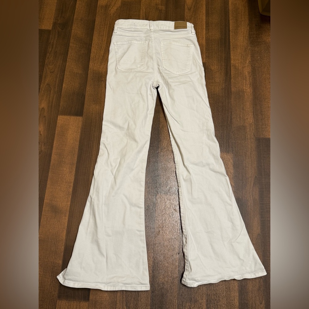 American Eagle Outfitters White Stretch Pants - Picture 6 of 6